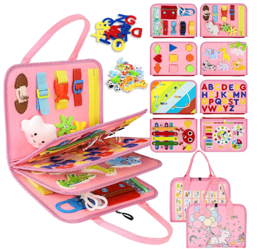 Montessori Busy Book - Upgraded Learning Set