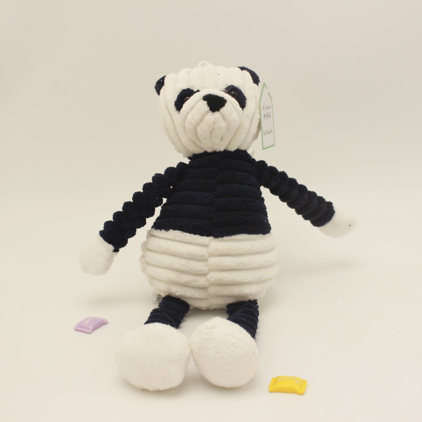 Soft plush stuffed animal toys for toddlers, for comfort and play, useful for nap time, travel, on the go. Panda.