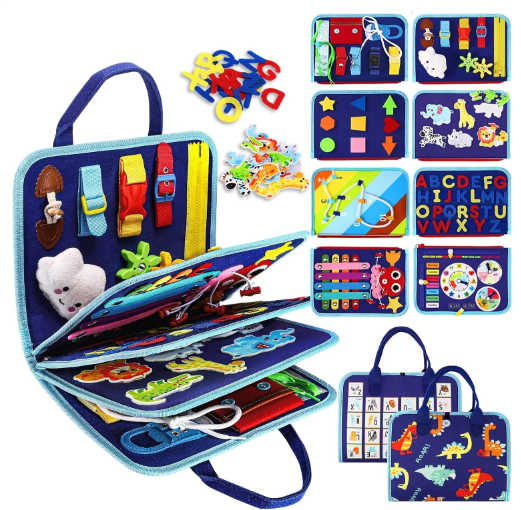 Montessori Busy Book - Upgraded Learning Set